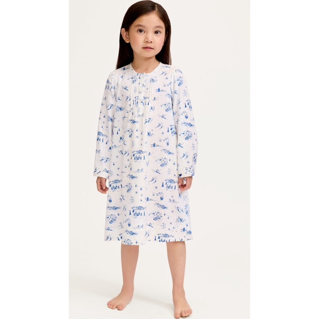 Children's Twill Beatrice Nightgown in Chalet Toile - Nightgowns - 2