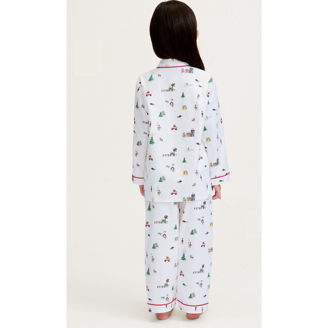 Children's Twill Pajama in Holiday Town - Pajamas - 5