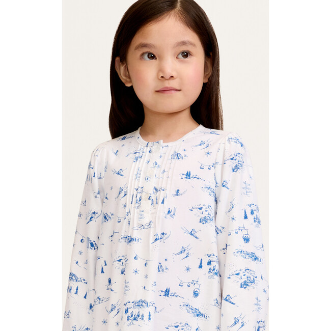Children's Twill Beatrice Nightgown in Chalet Toile - Nightgowns - 3