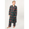 Children's Brushed Twill Robe in Kensington Tartan - Robes - 2
