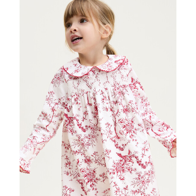 Children's Eloise Nightgown in Red Timeless Toile - Nightgowns - 3
