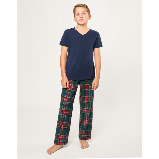 Children's Brushed Twill Pants in Kensington Tartan - Pants - 2