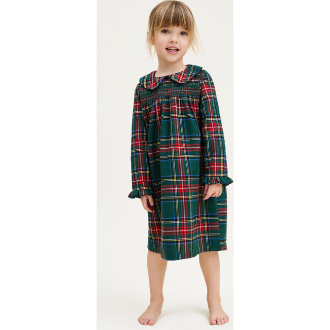 Children's Brushed Twill Eloise Nightgown in Kensington Tartan - Nightgowns - 2