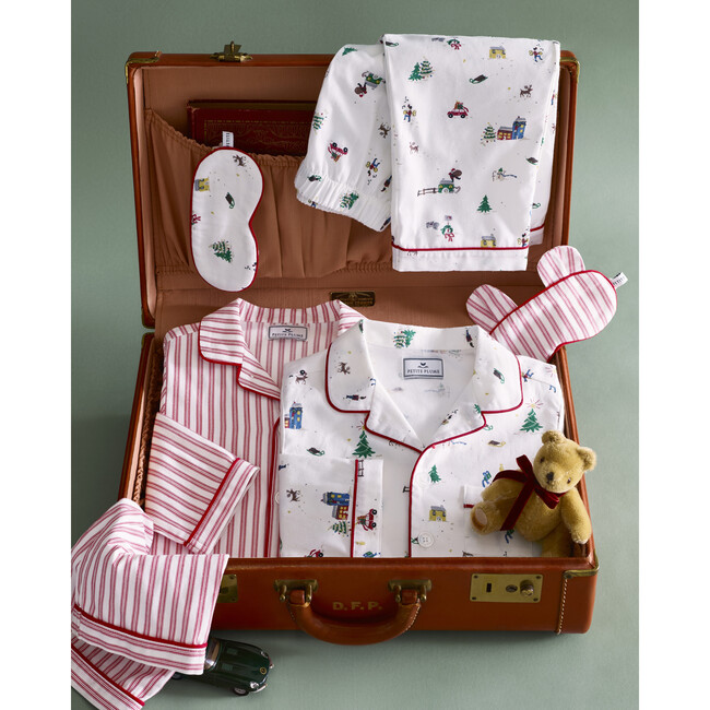 Children's Twill Pajama in Holiday Town - Pajamas - 6