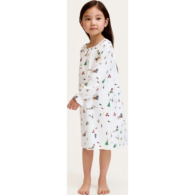 Children's Twill Delphine Nightgown in Holiday Town - Nightgowns - 4