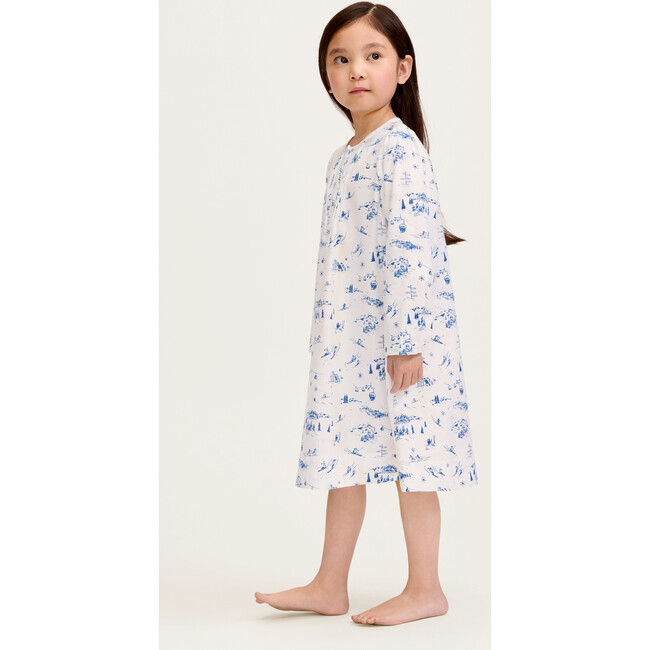 Children's Twill Beatrice Nightgown in Chalet Toile - Nightgowns - 4