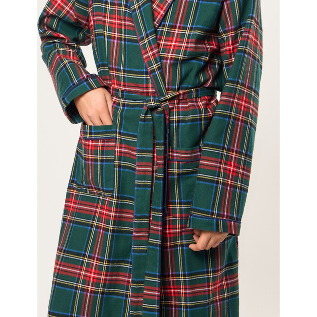 Children's Brushed Twill Robe in Kensington Tartan - Robes - 3