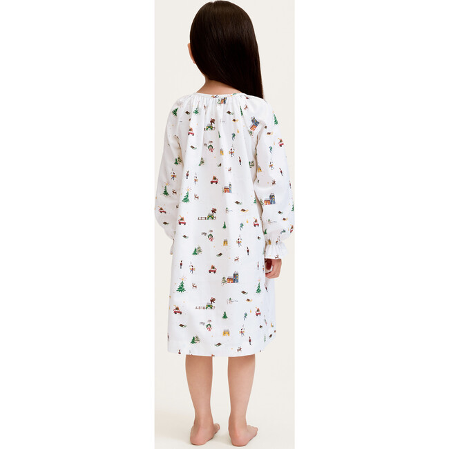 Children's Twill Delphine Nightgown in Holiday Town - Nightgowns - 5