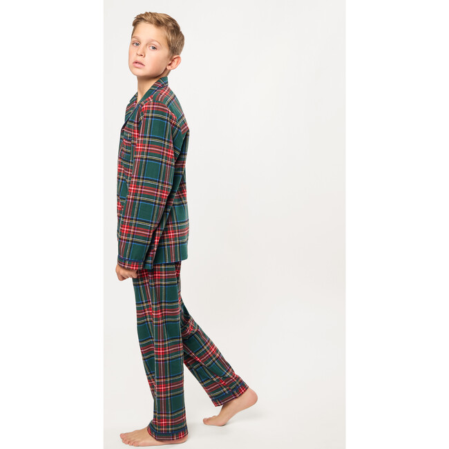 Children's Brushed Twill Pajama in Kensington Tartan - Pajamas - 4