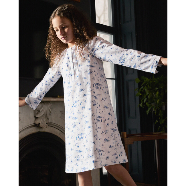 Children's Twill Beatrice Nightgown in Chalet Toile - Nightgowns - 6