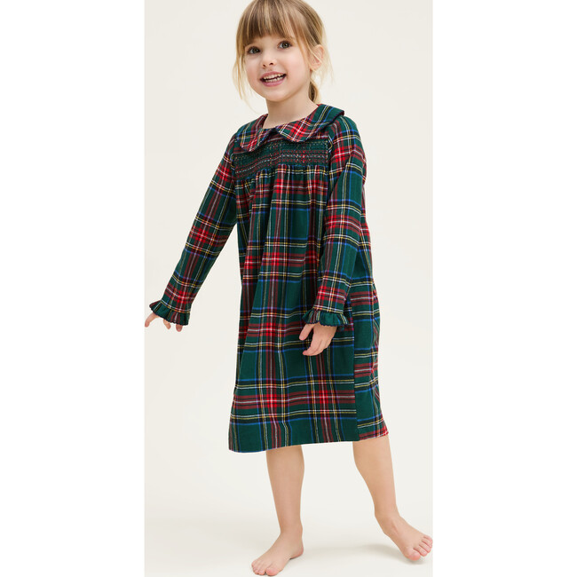 Children's Brushed Twill Eloise Nightgown in Kensington Tartan - Nightgowns - 4