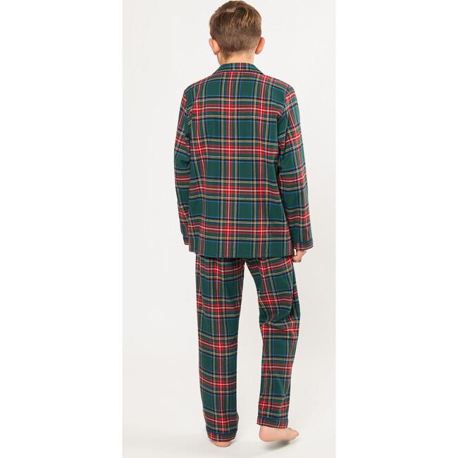Children's Brushed Twill Pajama in Kensington Tartan - Pajamas - 5