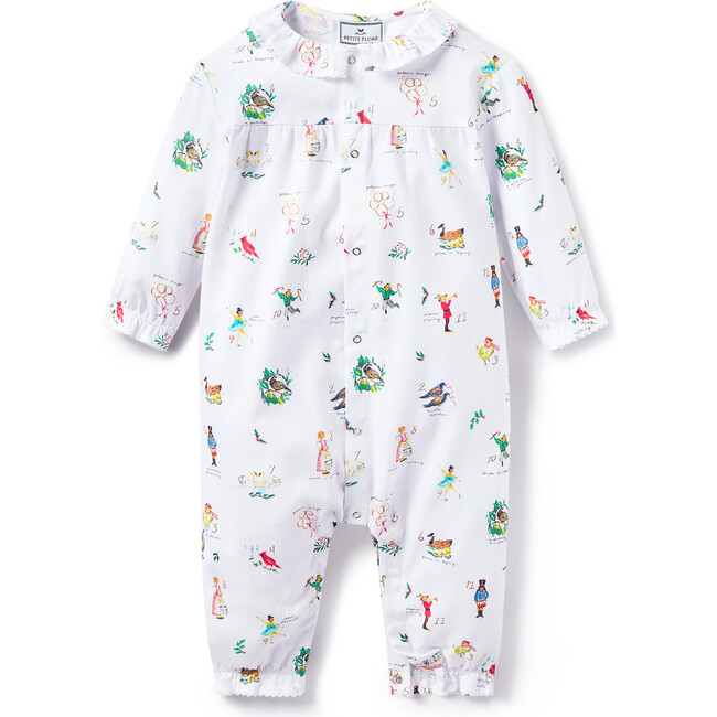 Baby's Twill Madeline Romper, 12 Days of Christmas