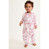 Baby's Twill Madeline Romper in Red Timeless Toile - Rompers - 2