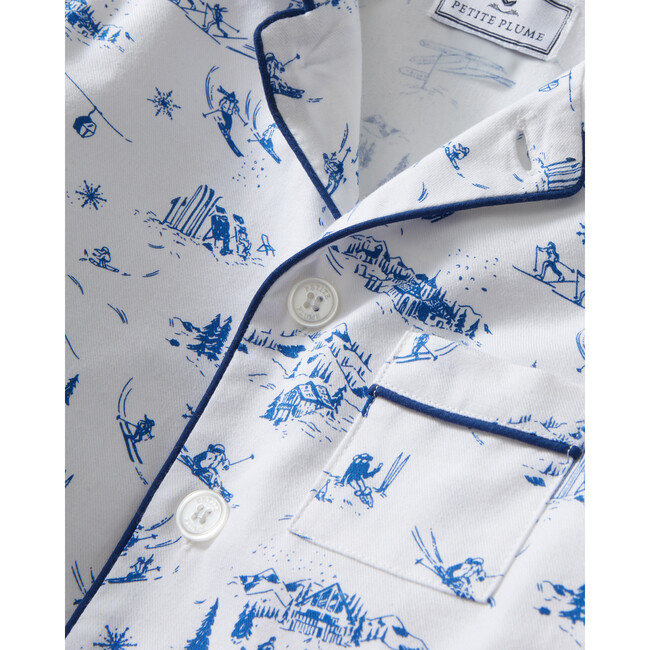 Children's Twill Pajama in Chalet Toile - Pajamas - 6