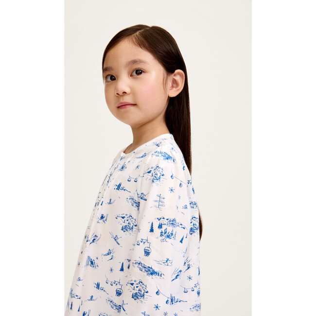Children's Twill Beatrice Nightgown in Chalet Toile - Nightgowns - 7
