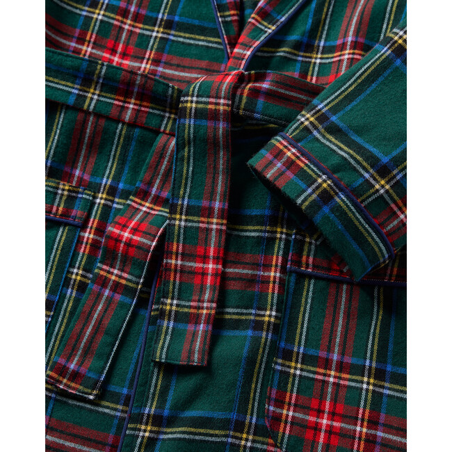 Children's Brushed Twill Robe in Kensington Tartan - Robes - 6