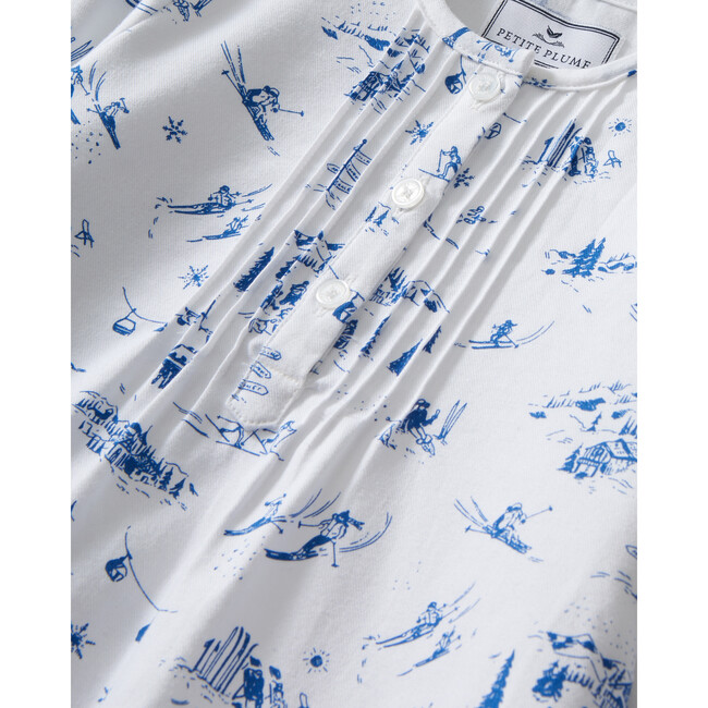 Children's Twill Beatrice Nightgown in Chalet Toile - Nightgowns - 8