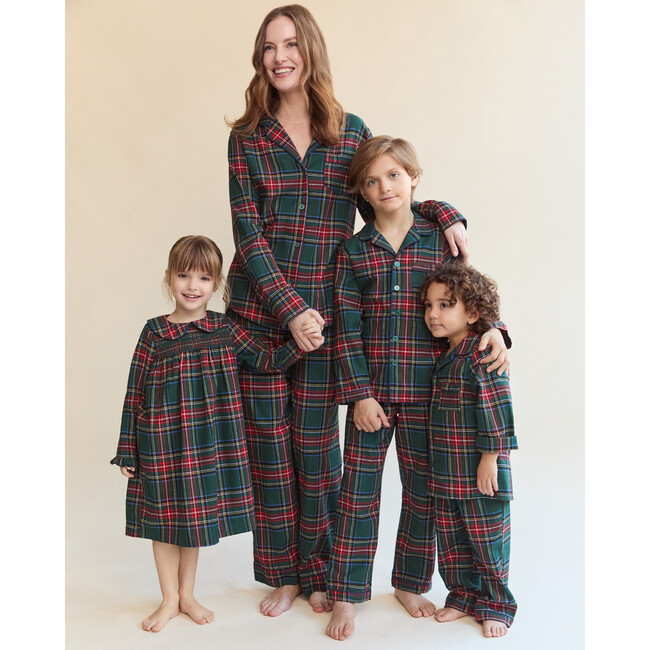 Children's Brushed Twill Pajama in Kensington Tartan - Pajamas - 7