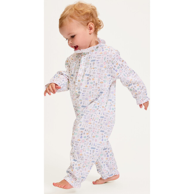 Baby's Twill Madeline Romper in Baking Spirits Bright - Rompers - 4