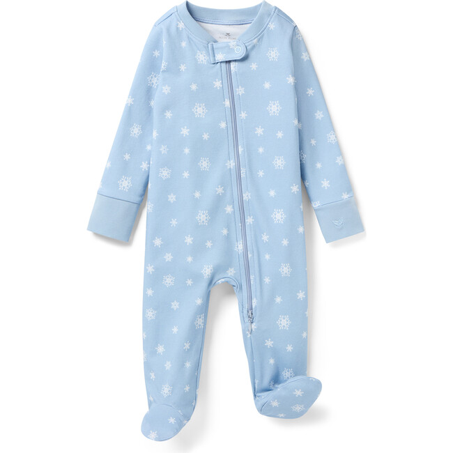 Baby's Pima Romper in Periwinkle Wonderland