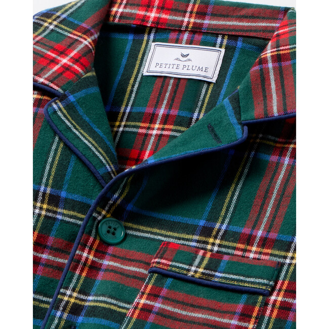 Children's Brushed Twill Pajama in Kensington Tartan - Pajamas - 8