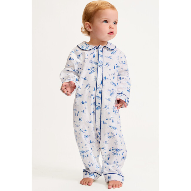 Baby's Twill Cambridge Romper in Chalet Toile - Rompers - 2