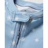 Baby's Pima Romper in Periwinkle Wonderland - Footie Pajamas - 2