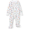 Baby's Pima Romper in Merry Meow - Footie Pajamas - 1 - thumbnail