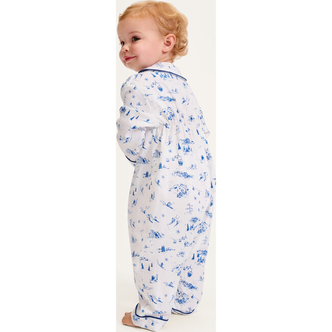 Baby's Twill Cambridge Romper in Chalet Toile - Rompers - 5