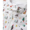 Baby's Pima Romper in Merry Meow - Footie Pajamas - 2