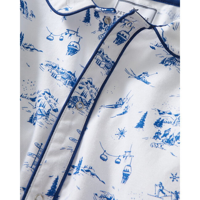 Baby's Twill Cambridge Romper in Chalet Toile - Rompers - 6