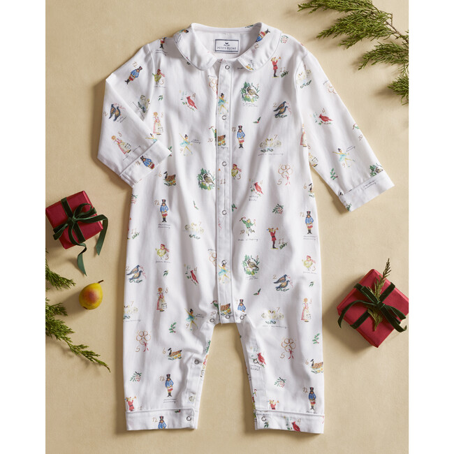 Baby's Twill Cambridge Romper, 12 Days of Christmas - Rompers - 6
