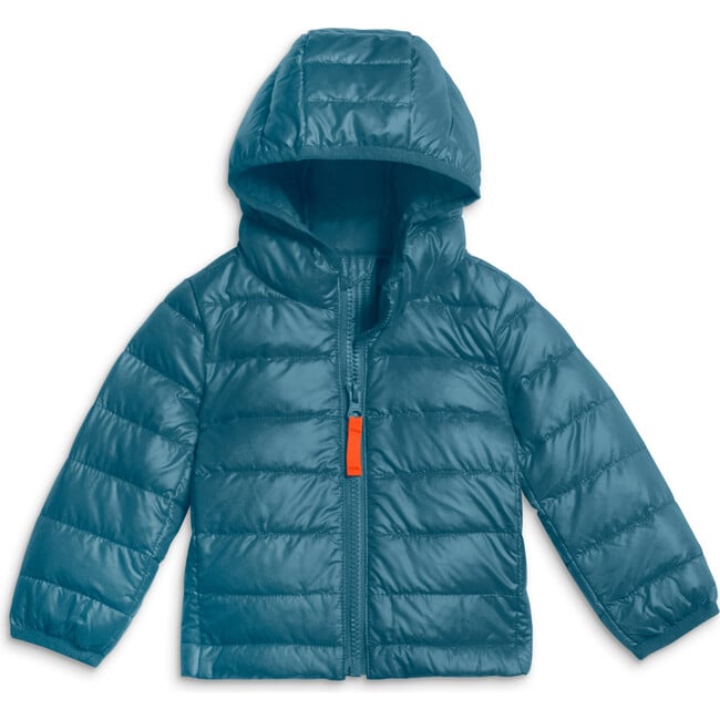 Baby Lightweight Puffer Jacket, Slate Blue