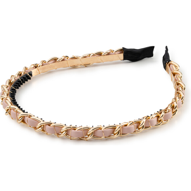 Coco Gold Chain Headband, Ballet Slipper