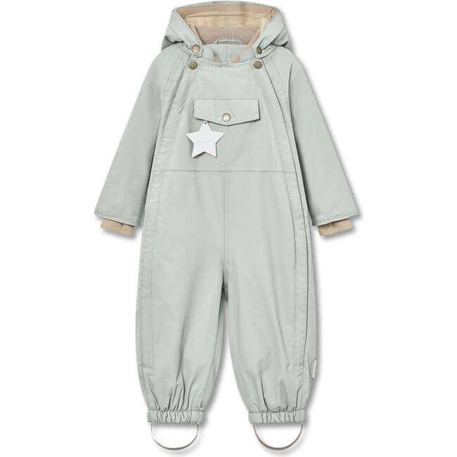 MINI A TURE MATWISTI fleece lined snowsuit. GRS - GREY Grey