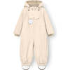 MINI A TURE MATWISTI fleece lined snowsuit. GRS - ANGORA CREAM Cream - Snowsuits - 1 - thumbnail