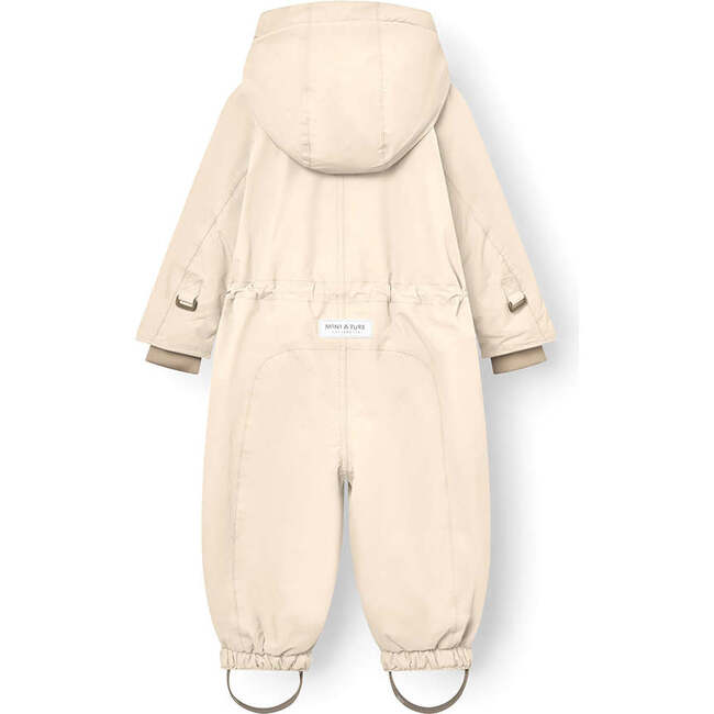 MINI A TURE MATWISTI fleece lined snowsuit. GRS - ANGORA CREAM Cream - Snowsuits - 2