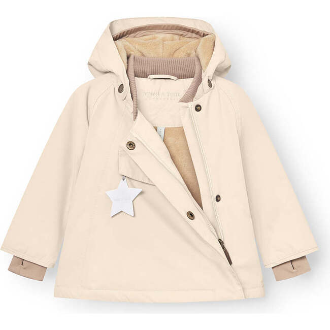 MINI A TURE MATWANG fleece lined winter jacket. GRS - ANGORA CREAM Cream - Jackets - 2
