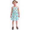 Kids Sundress In Citrus Burst, Mist Clementines - Dresses - 2 - thumbnail
