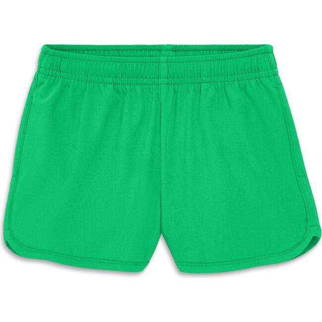 Kids Staycool Stretch Running Short, Green Apple