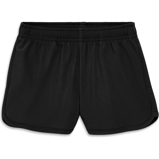 Kids Staycool Stretch Running Short, Black