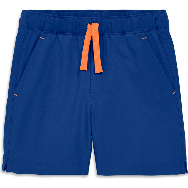 Kids Staycool Stretch Gym Short, Cobalt