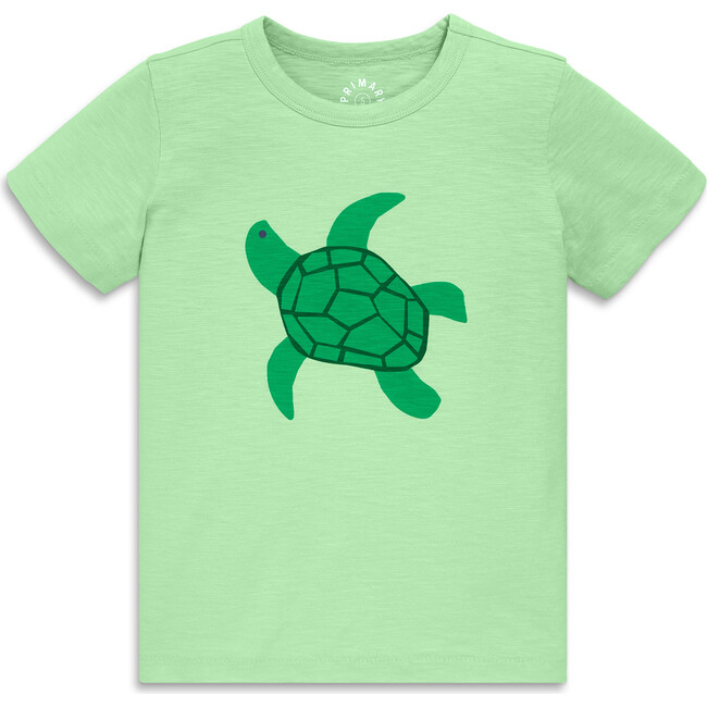 Kids Sea Turtle Tee, Pear Sea Turtule - T-Shirts - 1