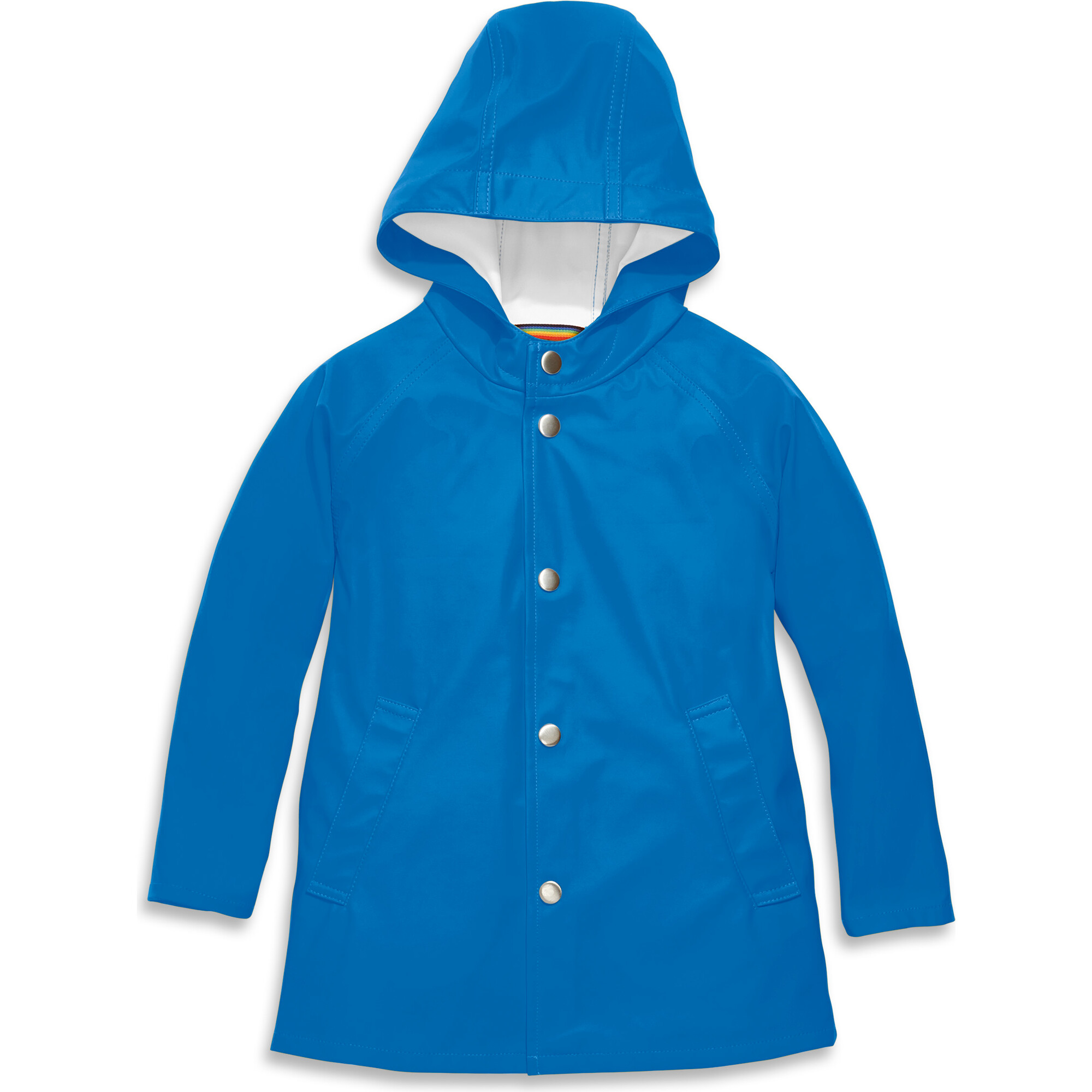 Kids Raincoat, Blueberry - Jackets - 1