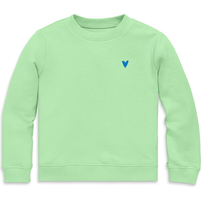 Kids Embroidered Sweatshirt, Pear