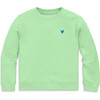 Kids Embroidered Sweatshirt, Pear - Sweatshirts - 1 - thumbnail