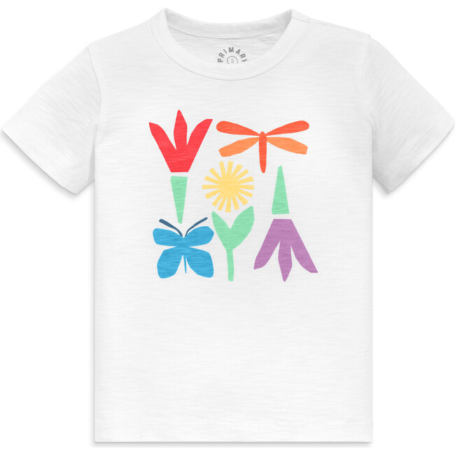 Kids Backyard Tee, White
