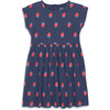 Kids Backyard Dress In Strawberry Fields, Sunwashed Navy Strawberries - Dresses - 1 - thumbnail