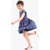 Kids Backyard Dress In Strawberry Fields, Sunwashed Navy Strawberries - Dresses - 3